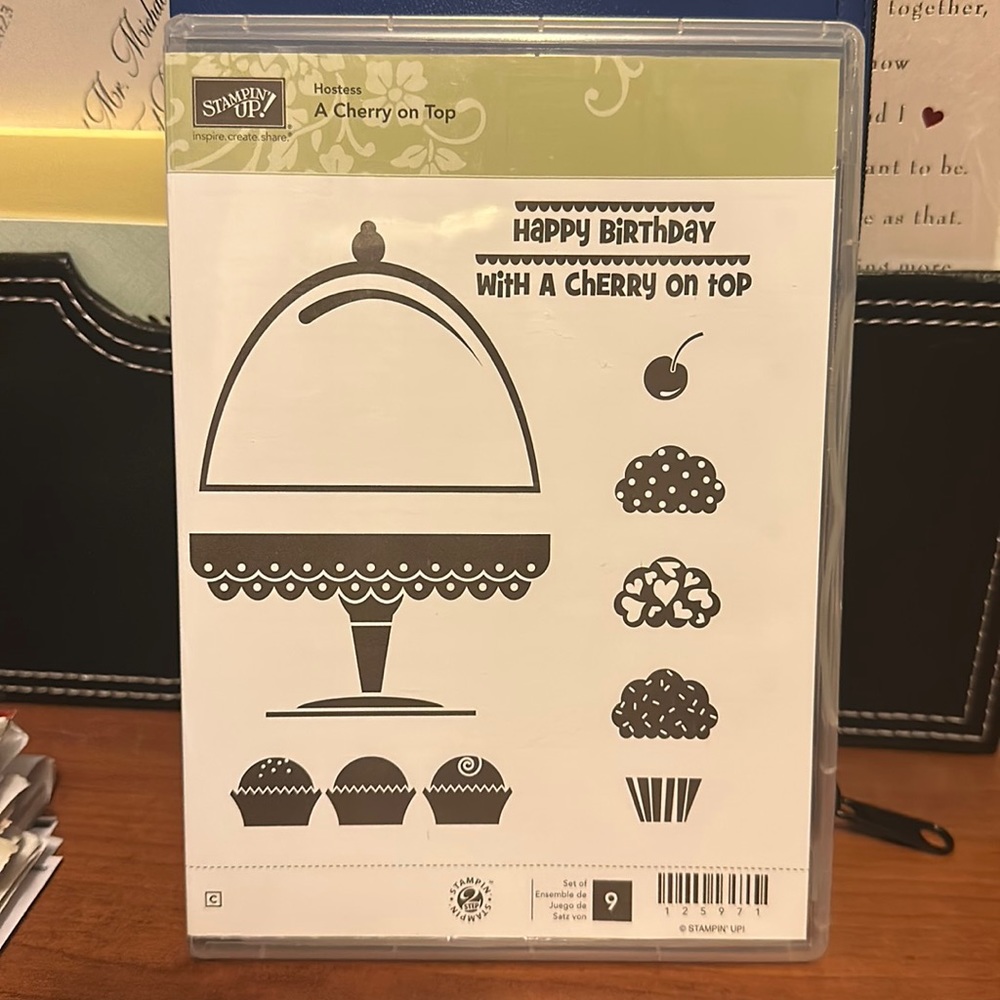 Stampin Up! Stamp set Happy Birthday with a cherry on top